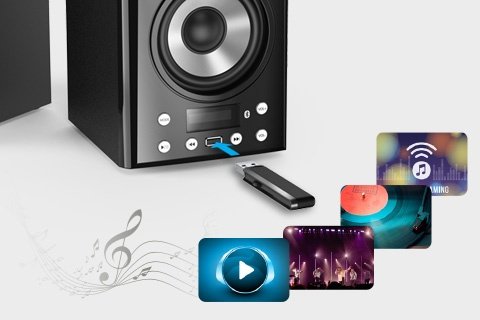 PAR382 Parlantes Genius 2.0 60W SP-HF2800 bluetooth