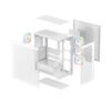 Gabinete DeepCool CG580 4F V2 ATX Paneles de Vidrio Blanco