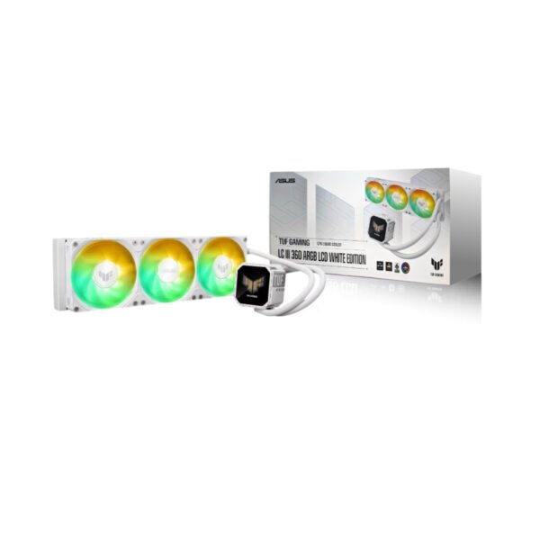 Cooler Liquido Asus TUF Gaming LC III 360 ARGB LCD blanco