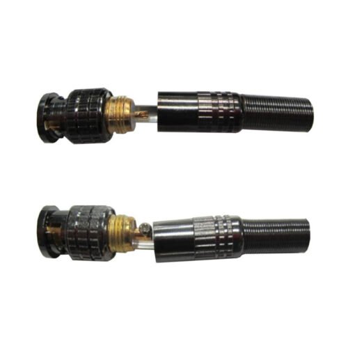 Conector BNC NRG+ Metálico para Coaxil