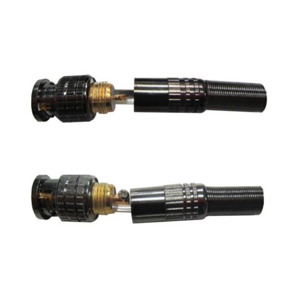 Conector BNC NRG+ Metálico para Coaxil