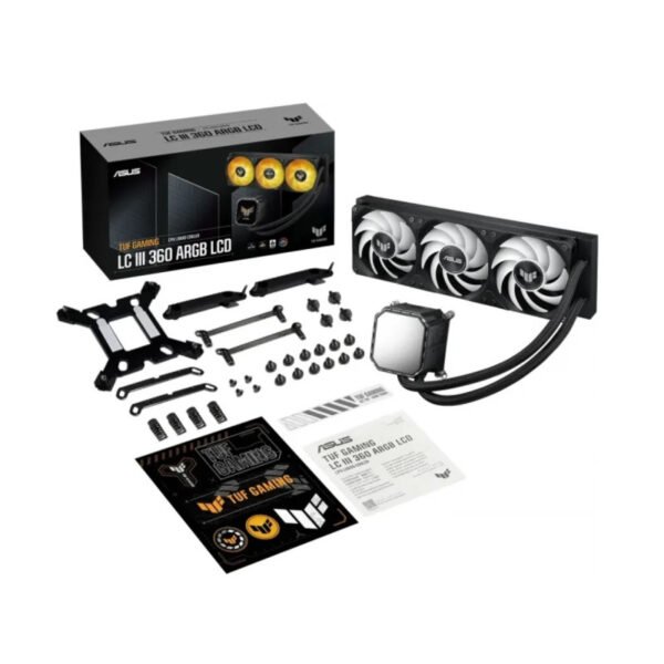 itecs-082ac575ecb9e60a1ed784e689f7d66c Cooler Líquido Asus TUF Gaming LC III 360 ARGB LCD Negro