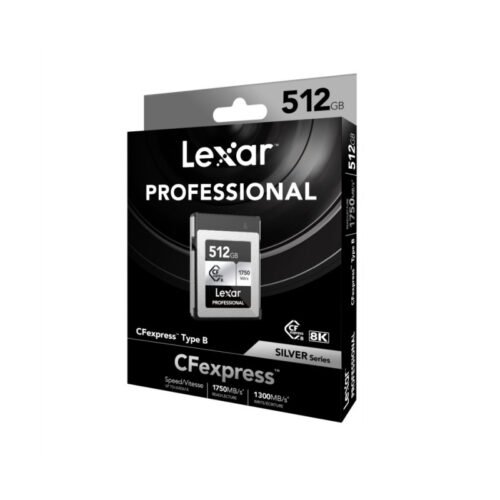 Memoria CFexpress Lexar Pro 512GB Tipo B Silver 1750 MB/s