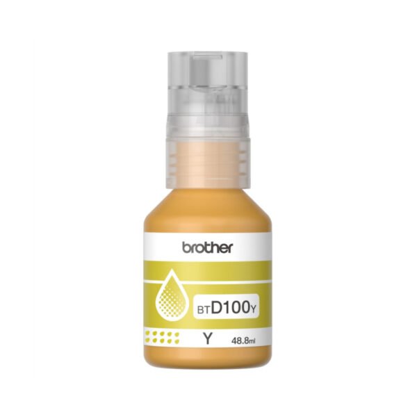 Botella de Tinta Brother BTD100Y Amarilla