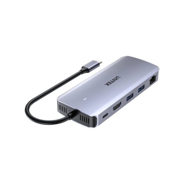 HUB USB-C Unitek 6 en 1 10Gbps con slot M.2