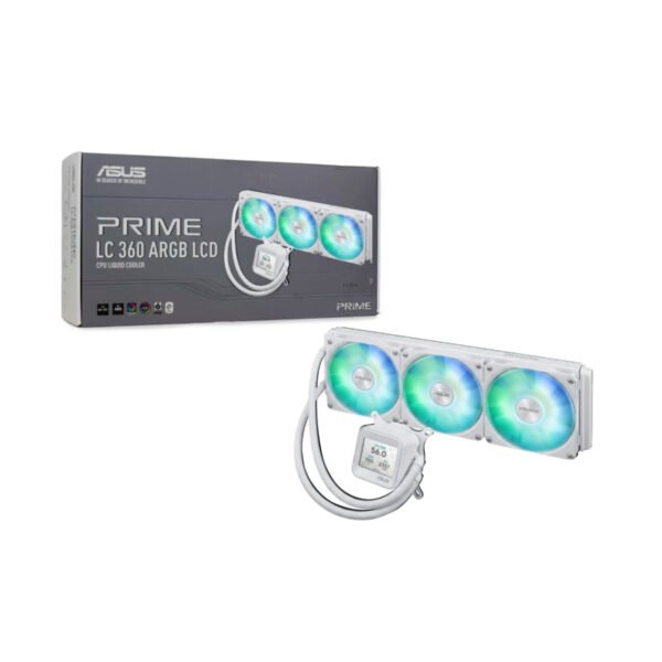 itecs-0f73b01862c631f6320d019c6aa05f79 Cooler Líquido Asus Prime LC 360 ARGB Blanco 360mm