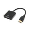 Adaptador HDMI Macho a VGA Hembra con Audio