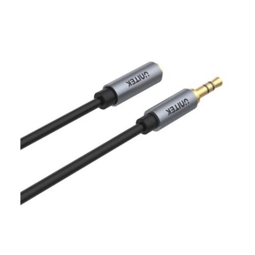 Cable AUX audio Unitek 3.5mm macho/hembra 1m