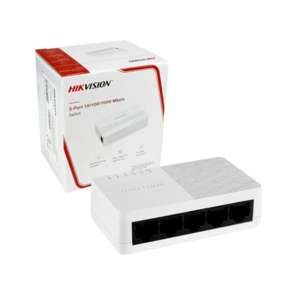 Switch Hikvision 5 Puertos Gigabit