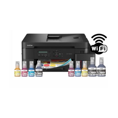 Impresora Multifunción Brother DCP-T830DW Wi-Fi Dúplex + 4 Botellas Tinta Extra