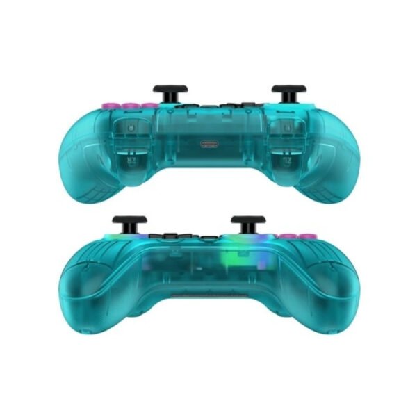 itecs-15f744b60f618cef1085e4b29d2333b9 Joystick GameSir T4 Nova HD Rumble verde azulado Bluetooth