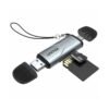 Lector de memoria Unitek R1010A Dual USB-A y USB-C