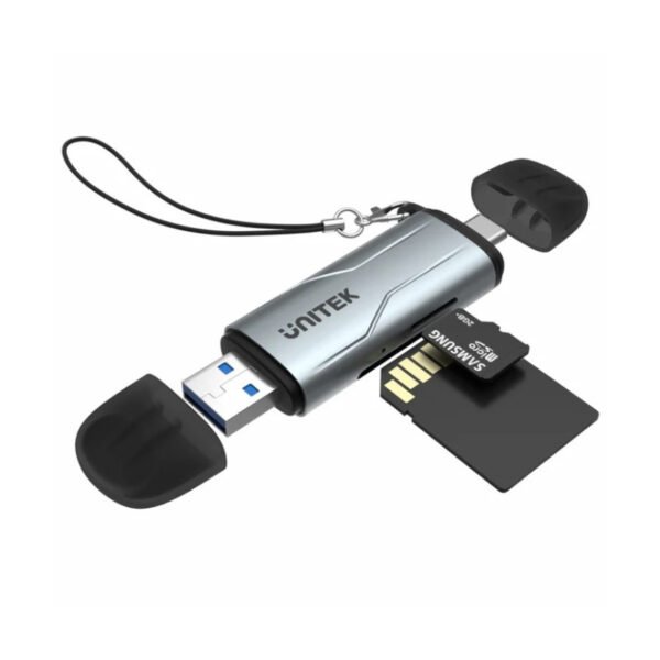 Lector de memoria Unitek R1010A Dual USB-A y USB-C