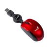 Mini Mouse Genius Retráctil USB Rojo
