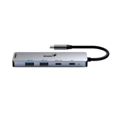 Hub Genius USB-C a USB-A, USB-C y HDMI