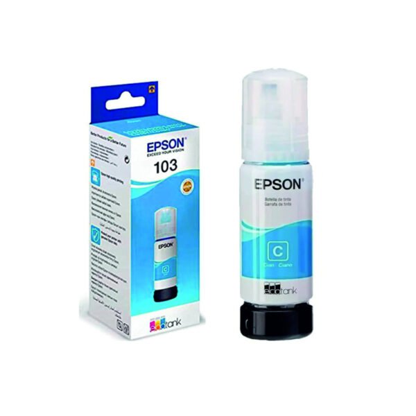 Botella Tinta Epson 103 EcoTank cyan