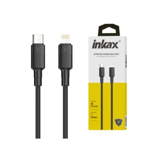 Cable Inkax Tipo C - Lightning 3.1A negro
