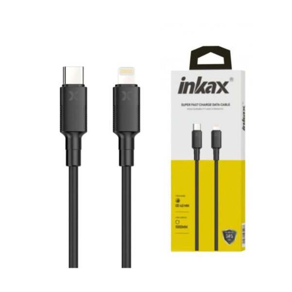 itecs-1f3614316bbc64d0f457c3c0f7fca8b8 Cable Inkax Tipo C - Lightning 3.1A negro