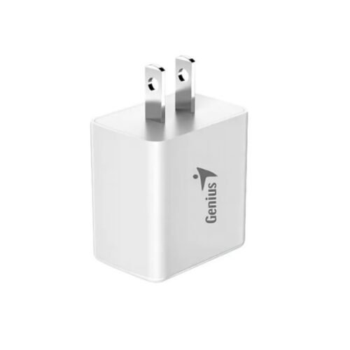 Cargador Genius PD-20AC 20W USB-C y USB-A Blanco