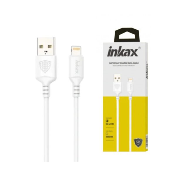 itecs-25f62b3293bd655d86536b36ac975fa7 Cable Inkax Lightning 3.1A blanco