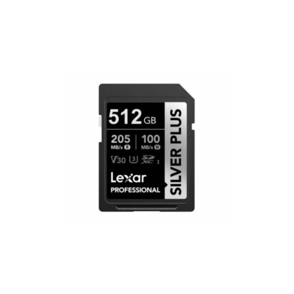 Memoria SDXC Lexar Pro 512GB UHS-I Silver Plus