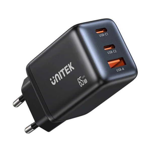 itecs-2e9d0230e706fc47cdcd45158fd4c4ef Cargador Unitek 65W 3 Puertos GaN