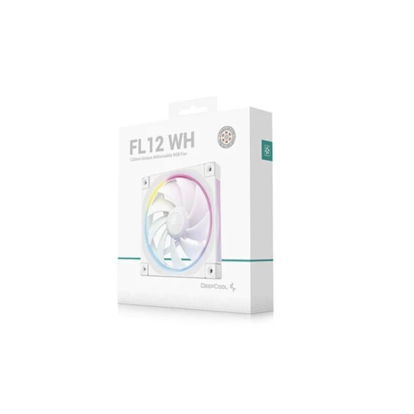 Fan Cooler DeepCool FL12 120mm ARGB Blanco