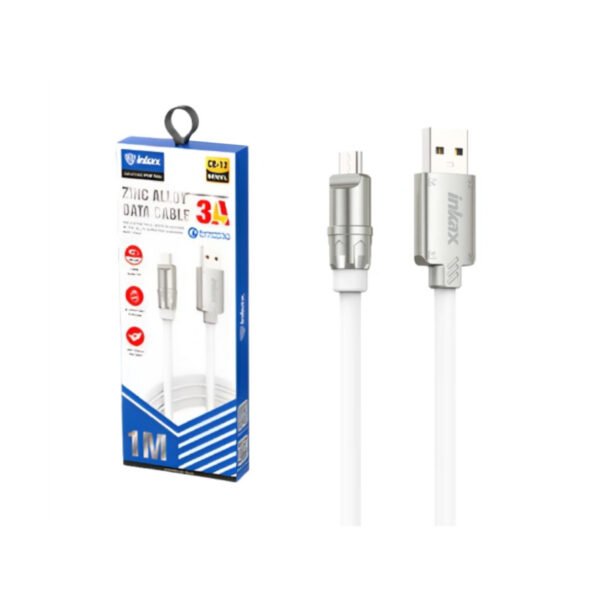 Cable Inkax Micro USB 3a 1m silver