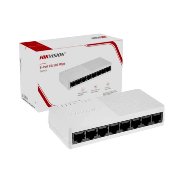 Switch Hikvision 8 Puertos 10/100
