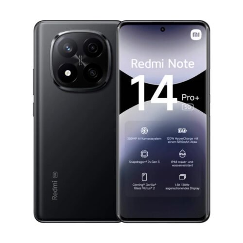 Xiaomi Redmi Note 14 Pro+ 5G 8GB 256GB negro