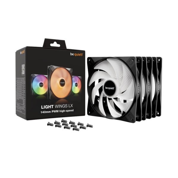Fan be quiet! Light Wings LX 140mm PWM HS x 3