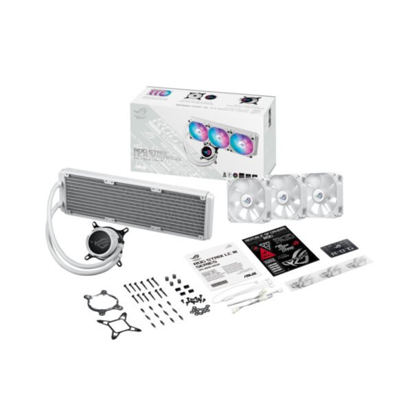 Cooler Líquido Asus ROG Strix LC III 360 ARGB LCD Blanco