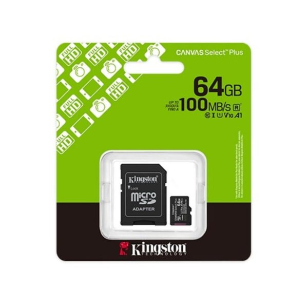 itecs-404b30be6fa0b25ae09ee55cdc90fad1 Memoria MicroSD Kingston Select Plus 64GB clase 10