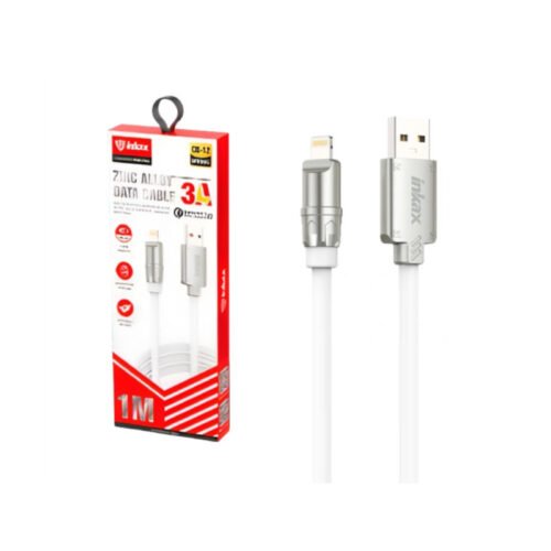 Cable Inkax Lightning 3a 1m silver