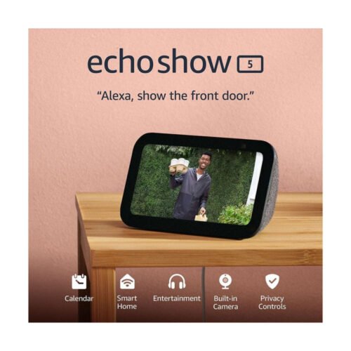 Parlante inteligente Amazon Echo Show 5 negro