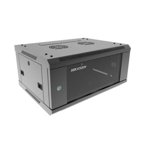 Rack Hikvision 4U de pared con puerta de vidrio templado