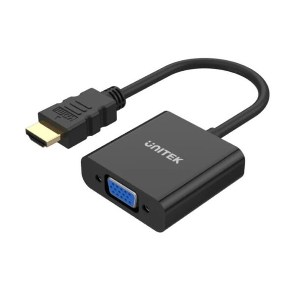 Adaptador Unitek HDMI a VGA con audio