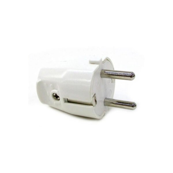 Ficha Schuko Blanca con Tierra 16A