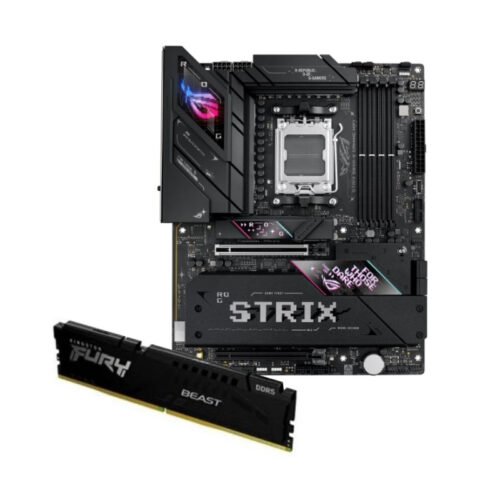 Combo Motherboard Asus ROG Strix B850-E WiFi 7 AM5 + RAM Kingston Fury Beast DDR5 32GB 5600MHz