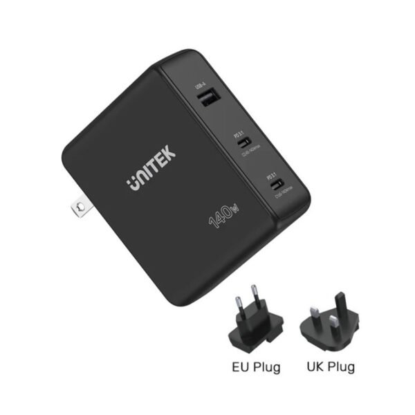 Cargador GaN Unitek Universal 140W PD 3.1