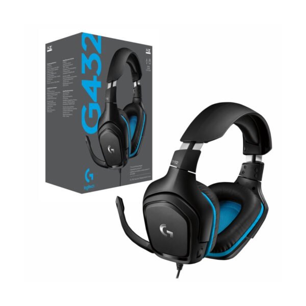 Audifono gamer Logitech G432 7.1 Surround c/microfono