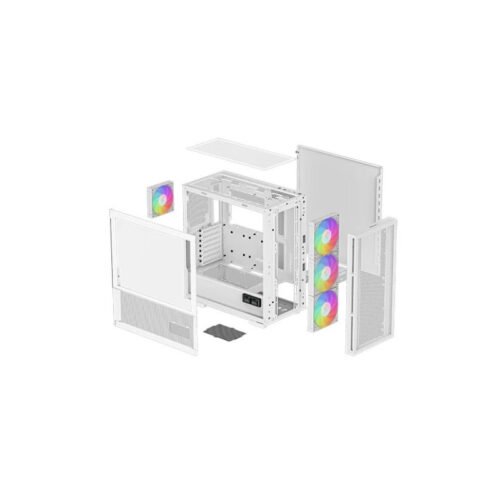 Gabinete DeepCool CH560 Digital ATX Flujo de Aire Blanco