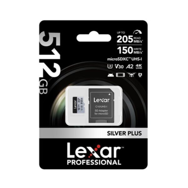 itecs-60811fb7bf7e1a939c8975675479aa7e Memoria microSDXC Lexar Professional 512GB Silver Plus