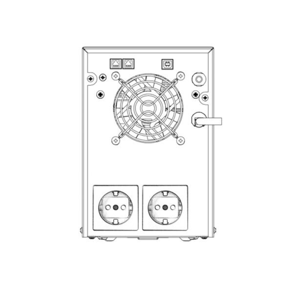 UPS Hikvision 2000va / 1200w con pantalla LCD