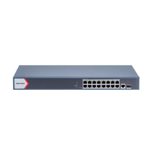 Switch PoE Hikvision 16 puertos gigabit 130w admin.