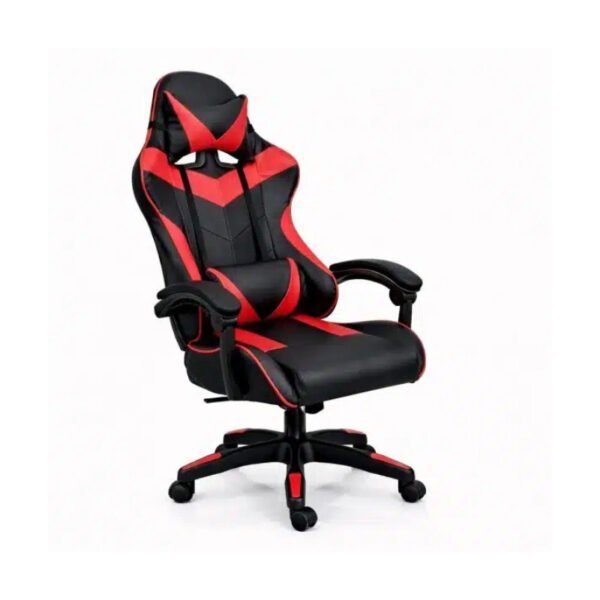 Silla Gamer Ergonómica con Masajes Negra y Roja