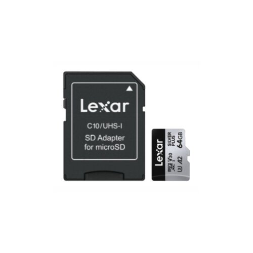 Memoria microSDXC Lexar Professional 64GB Silver Plus