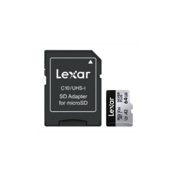 Memoria microSDXC Lexar Professional 64GB Silver Plus
