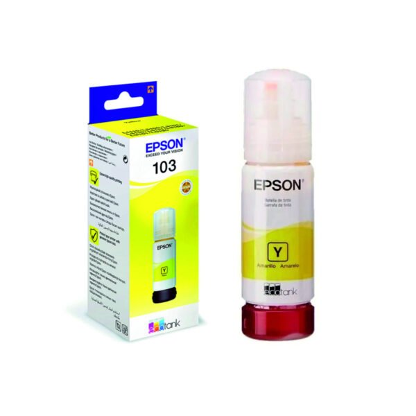 Botella Tinta Epson 103 EcoTank amarillo