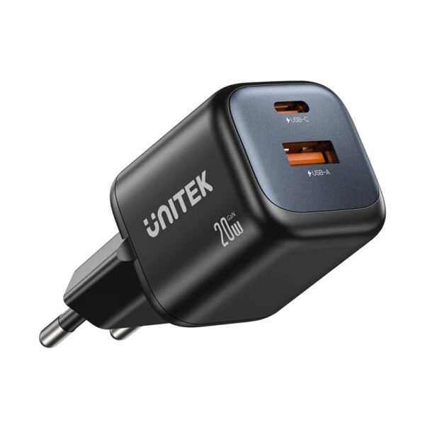 itecs-68319a8327aa367d624e552bc3a02516 Cargador Unitek 20W Dual-Port GaN